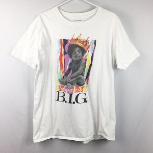 Notorious BIG White T-Shirt XL Urban Outfitters